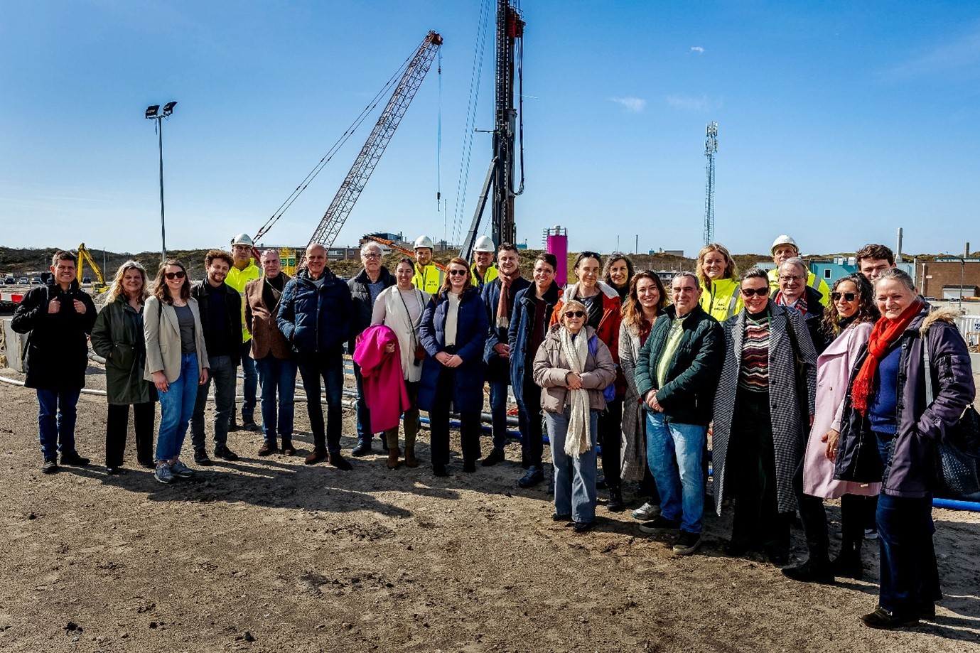 Provinciale Staten Noord-Holland bezoeken bouwlocatie nieuwe PALLAS-reactor